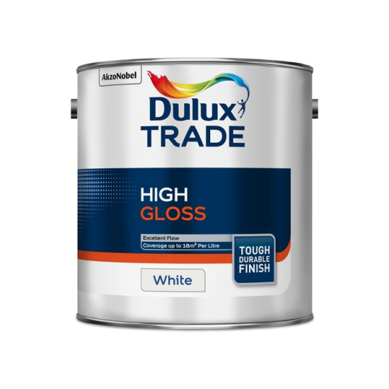 Dulux Trade High Gloss White Bs4800 2.5L