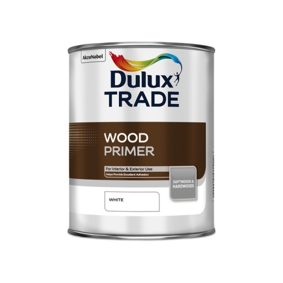 Dulux Trade Wood Primer White 1L