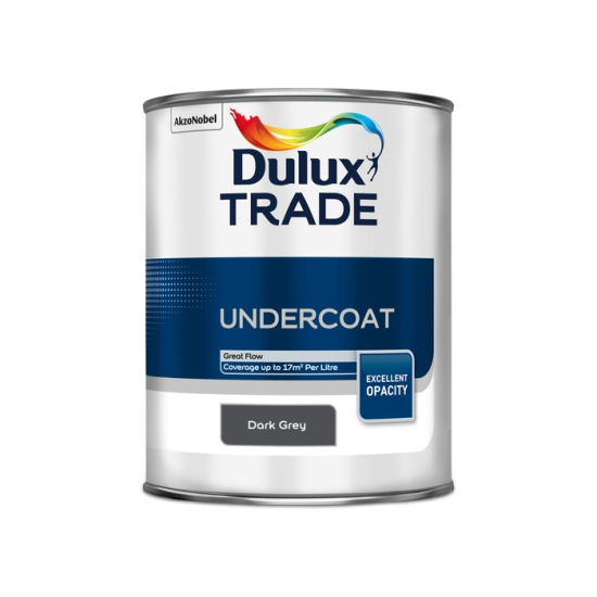 Dulux Trade Undercoat Dark Grey 1L