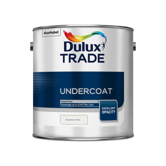 Dulux Trade Undercoat Pure Brilliant White 2.5L