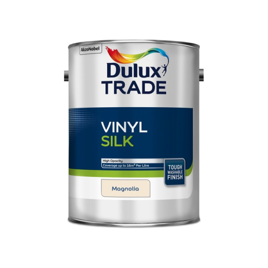 Dulux Trade Vinyl Silk Magnolia 5L