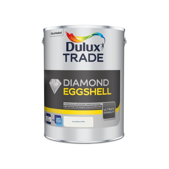 Dulux Trade Diamond Eggshell Pure Brilliant White 5L